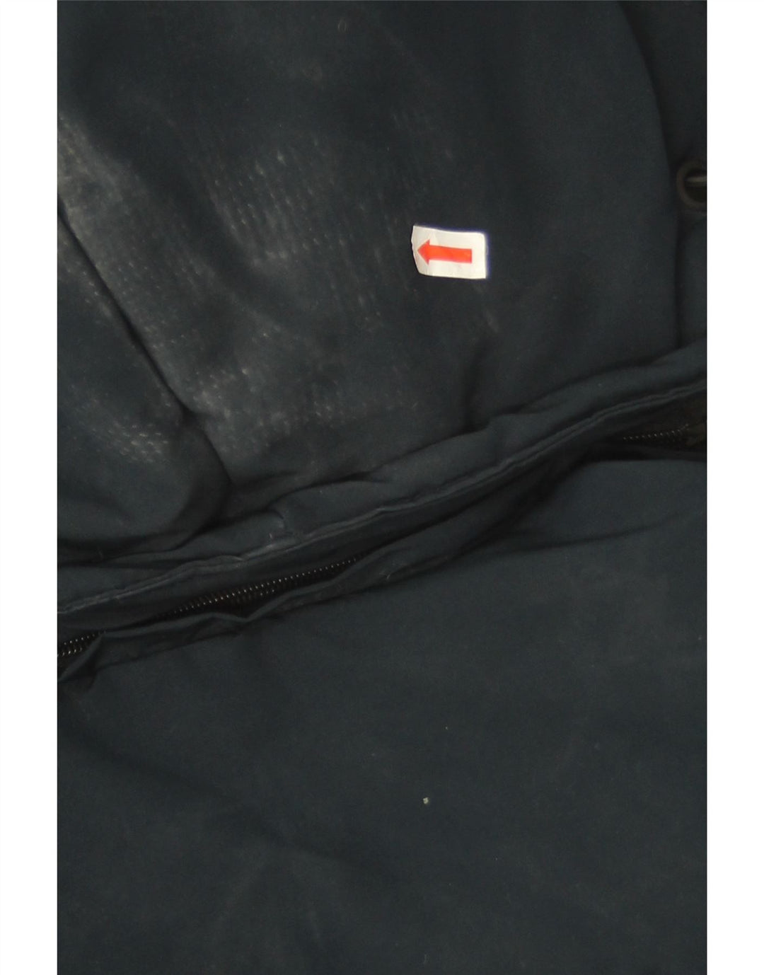 Superdry Womens Oversized Hooded Padded Jacket UK 8 Small Navy Blue