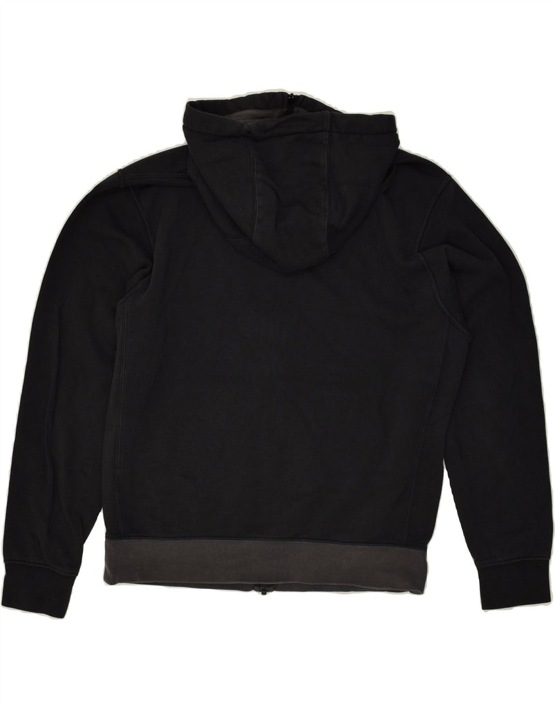 NIKE Mens Zip Hoodie Sweater Medium Black Colourblock Cotton | Vintage Nike | Thrift | Second-Hand Nike | Used Clothing | Messina Hembry 