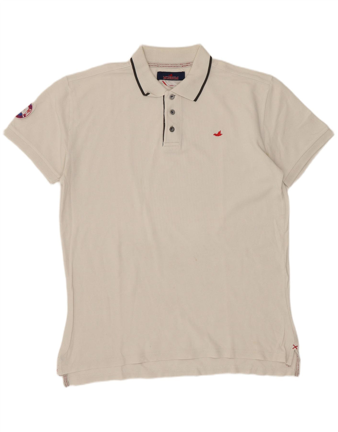 Museum Mens Polo Shirt XL White