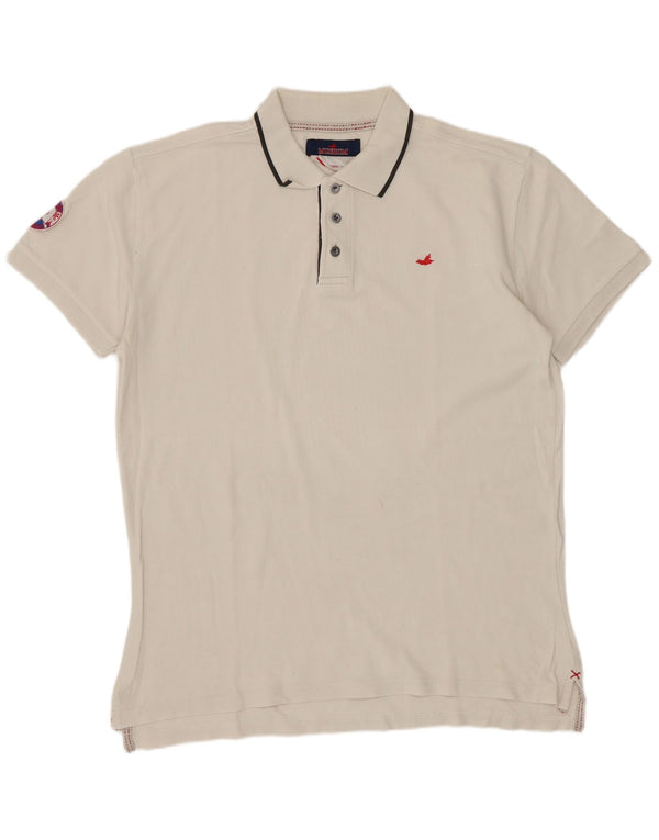 Museum Mens Polo Shirt XL White