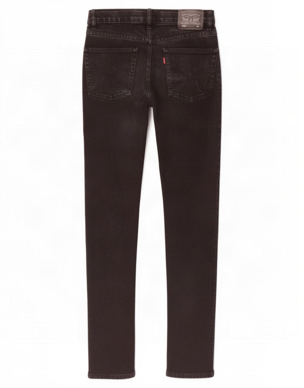 Levi's Boys 510 Skinny Jeans 15-16 Years W28 L30 Black Cotton
