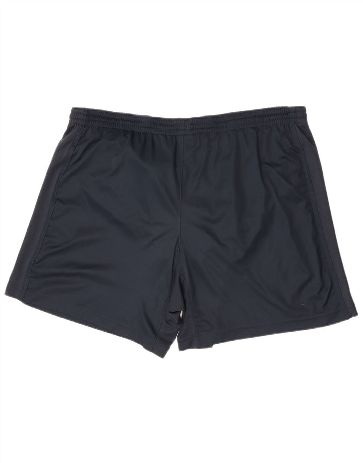 Nike Mens Sport Shorts UK 40/42 2XL Navy Blue Polyester