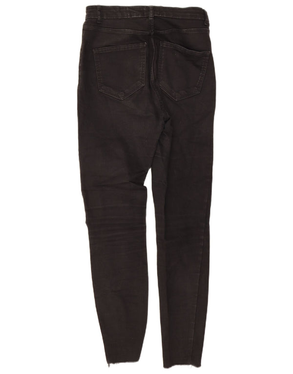 Zara Womens Trafaluc Distressed Skinny Jeans EU 40 Medium W30 L27 Black