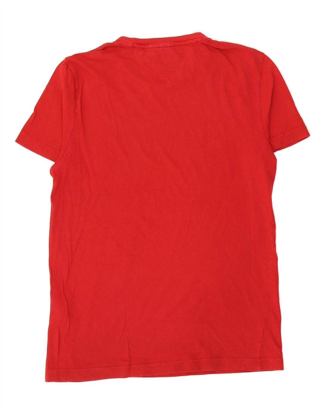 TOMMY HILFIGER Mens Graphic T-Shirt Top Medium Red Cotton Vintage Tommy Hilfiger and Second-Hand Tommy Hilfiger from Messina Hembry 