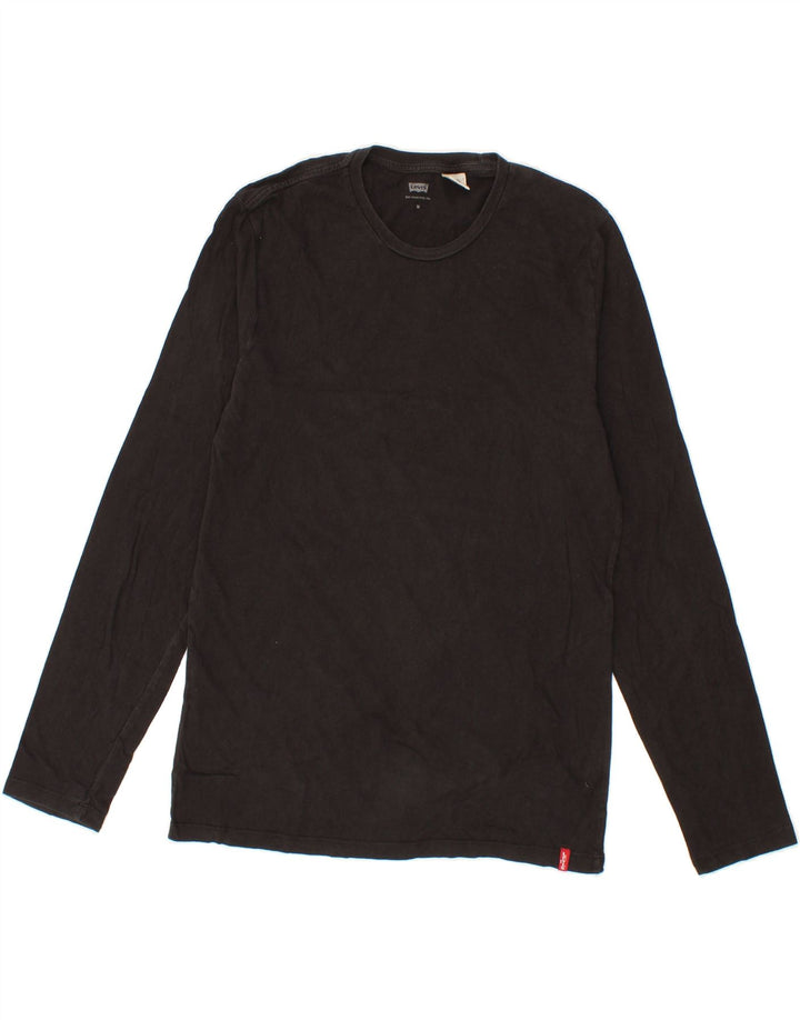 LEVI'S Boys Top Long Sleeve 14-15 Years Medium Black Vintage Levi's and Second-Hand Levi's from Messina Hembry 