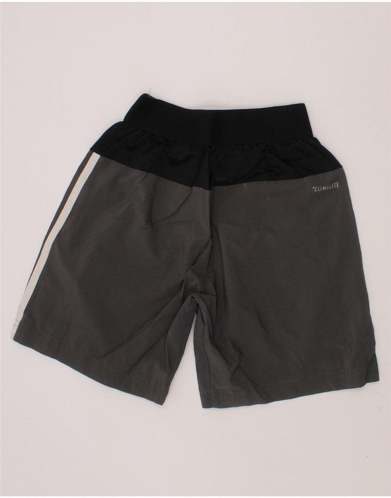 ADIDAS Boys Sport Shorts 11-12 Years  Grey Polyester Vintage Adidas and Second-Hand Adidas from Messina Hembry 