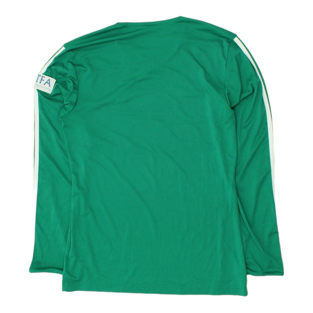 V.V. Bavel Adidas Mens Green Long Sleeve Football Shirt | Sportswear VTG | Vintage Messina Hembry | Thrift | Second-Hand Messina Hembry | Used Clothing | Messina Hembry 