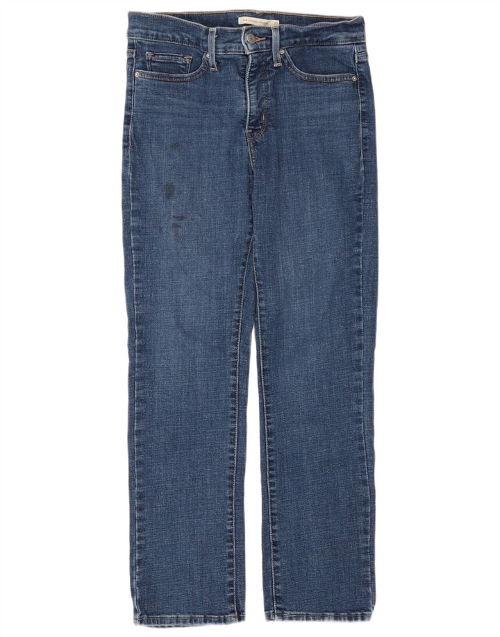 Levi's Womens 314 Shaping Straight Jeans W28 L27 Blue