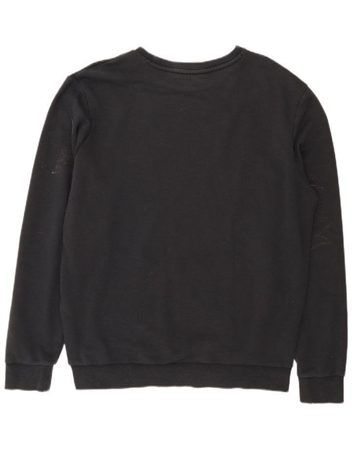 Puma Mens Graphic Sweatshirt Jumper Large Black Cotton