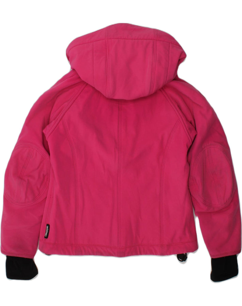 KAPPA Girls Hooded Windbreaker Jacket 7-8 Years Pink Polyester | Vintage Kappa | Thrift | Second-Hand Kappa | Used Clothing | Messina Hembry 