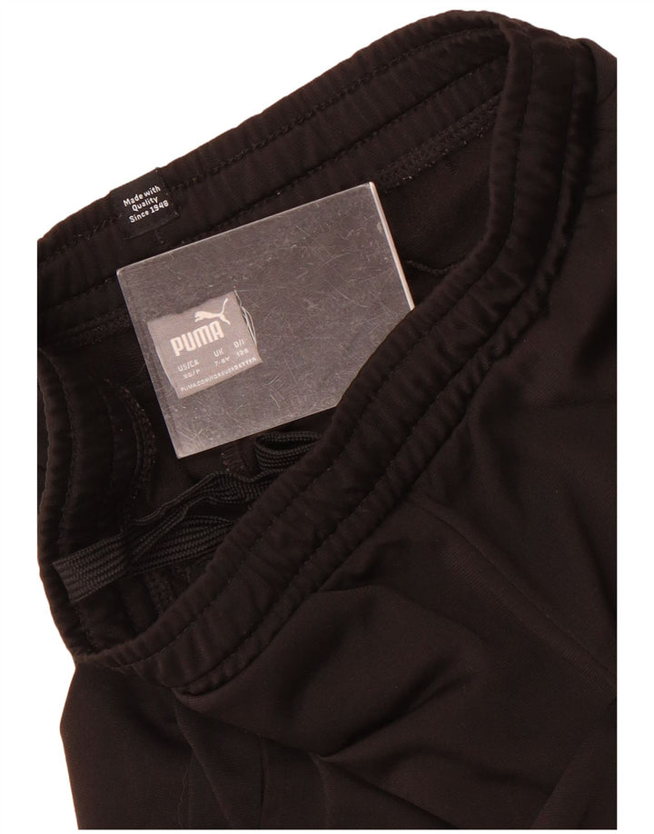 Puma Boys Tracksuit Trousers Joggers 7-8 Years  Black