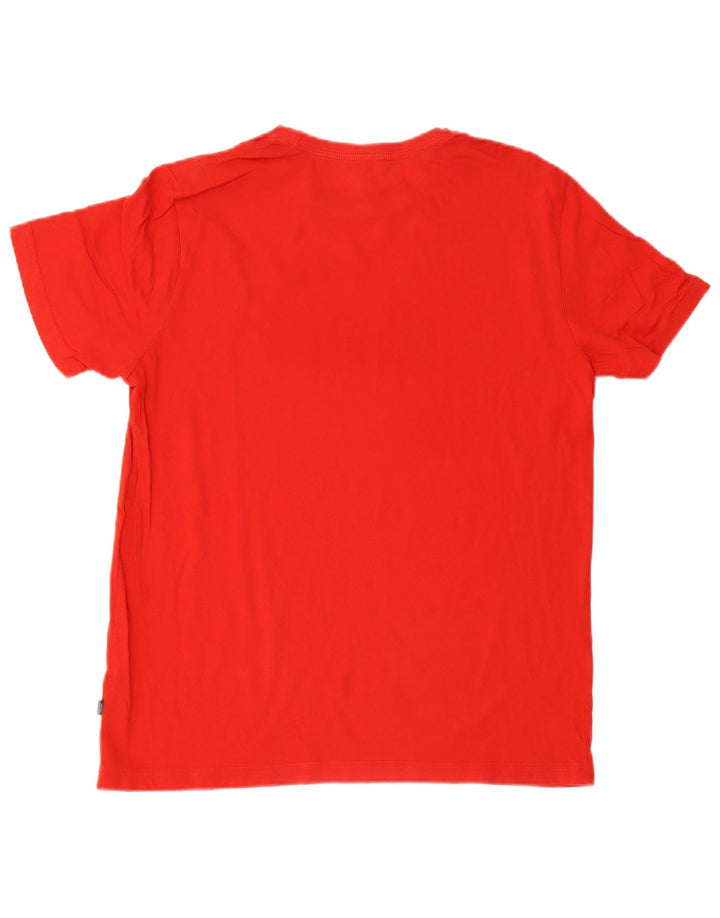 Puma Mens Graphic T-Shirt Top Large Red Cotton