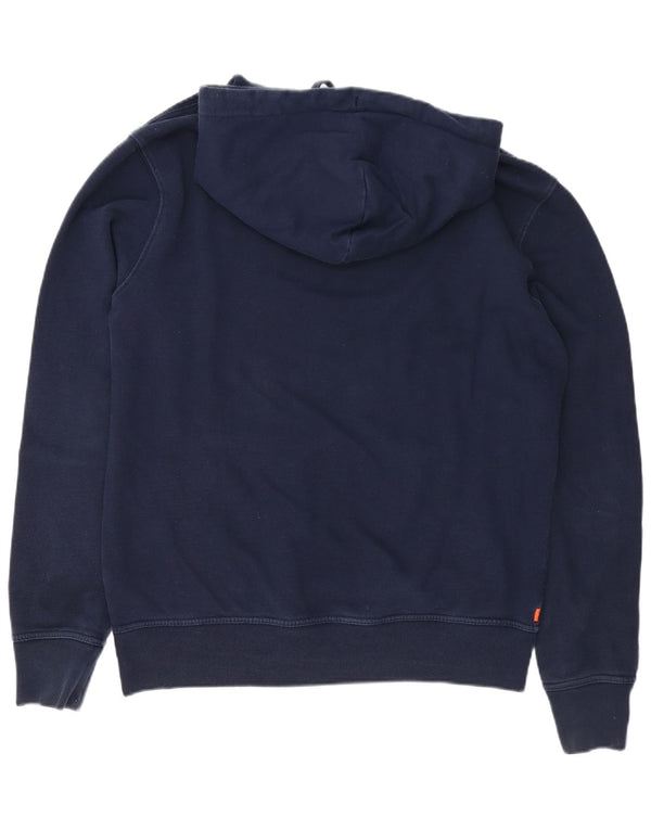 Superdry Mens Hoodie Jumper XL Navy Blue Cotton