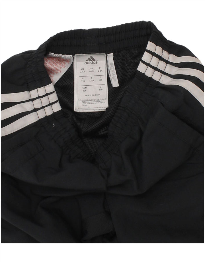 Adidas Boys Climalite Tracksuit Trousers Joggers 4-5 Years  Grey Polyester
