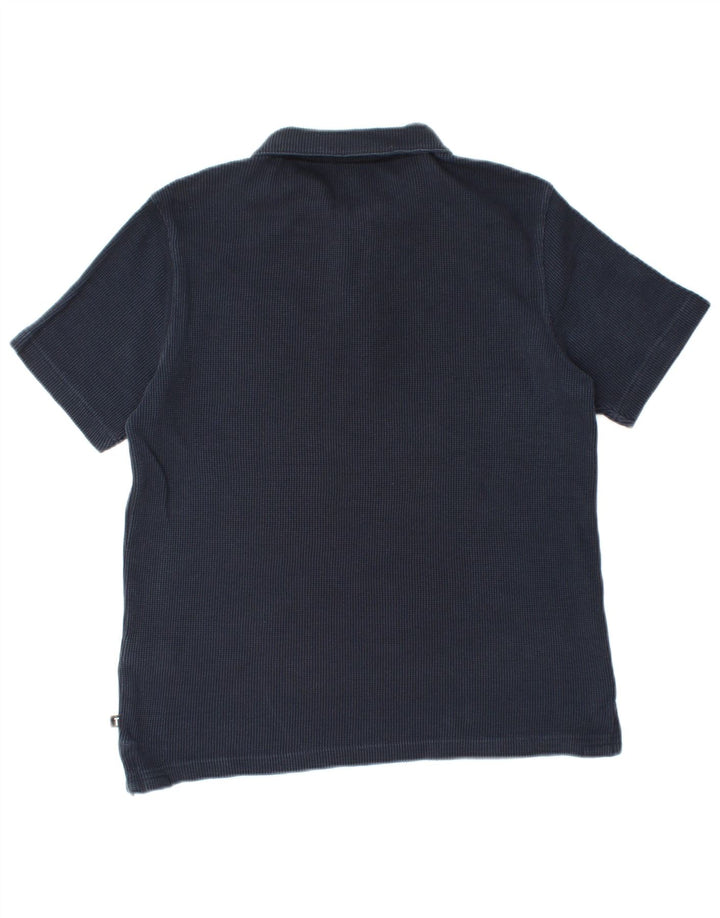 TED BAKER Mens Polo Shirt Size 2 Small Navy Blue Cotton