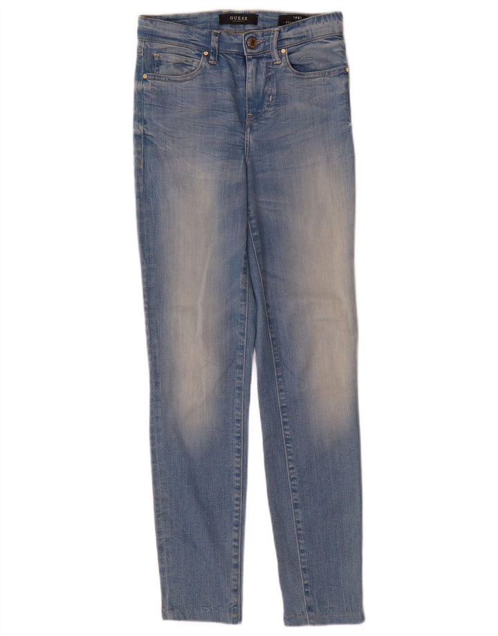 Guess Womens Skinny Jeans W24 L27 Blue