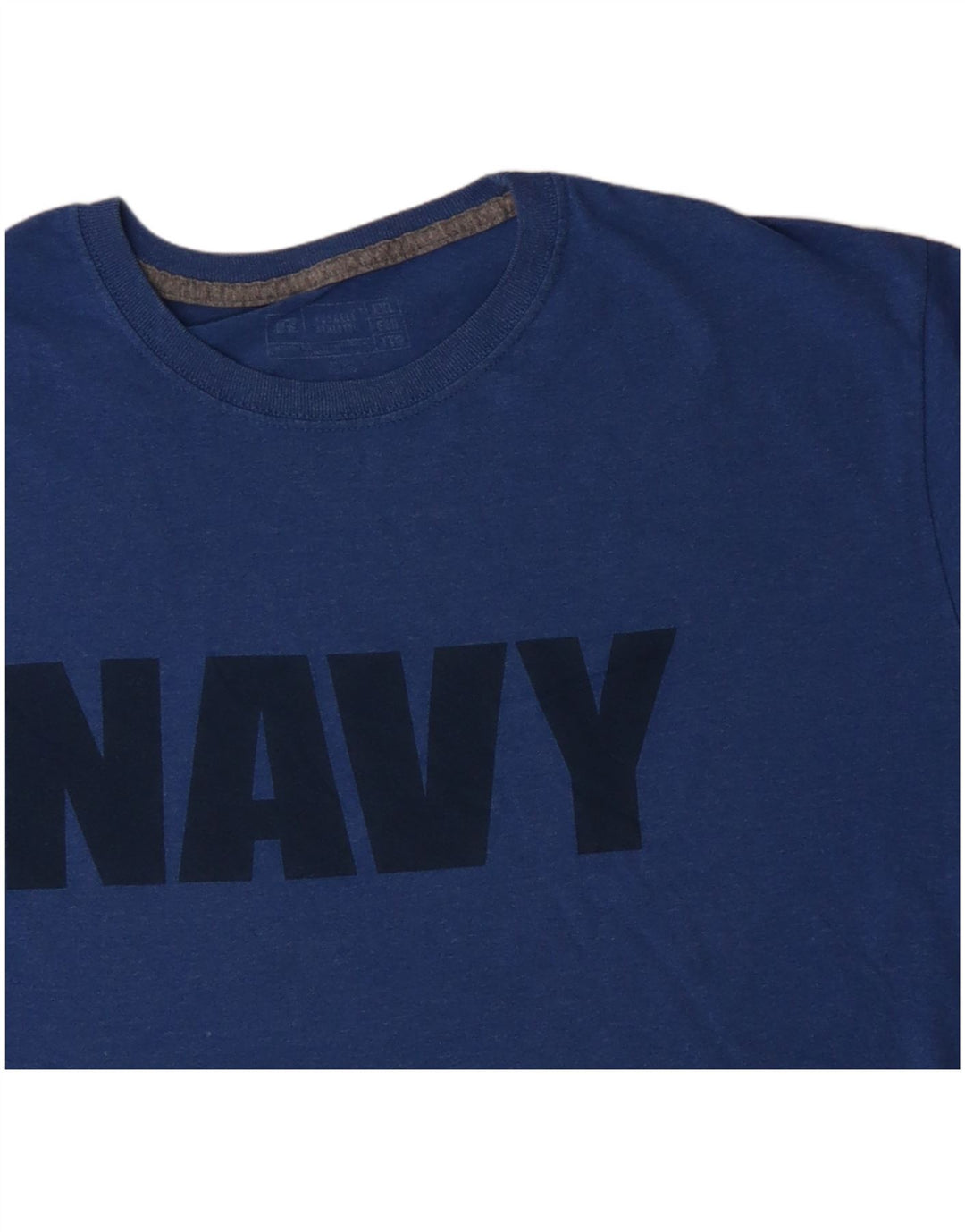 RUSSELL ATHLETIC Mens Graphic T-Shirt Top 2XL Blue