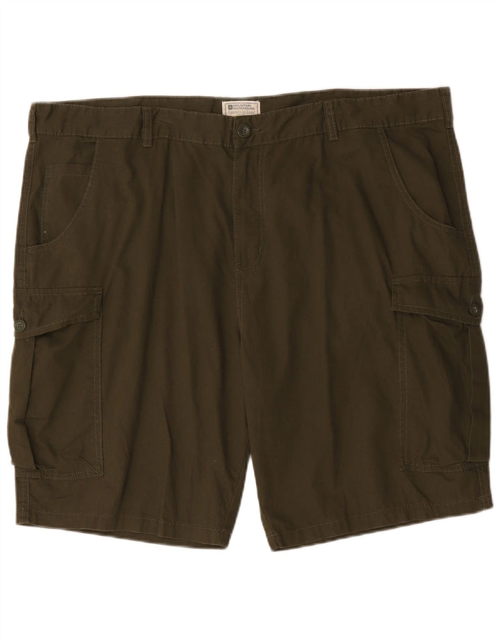 Mountain Warehouse Mens Cargo Shorts W44 2XL Khaki Cotton