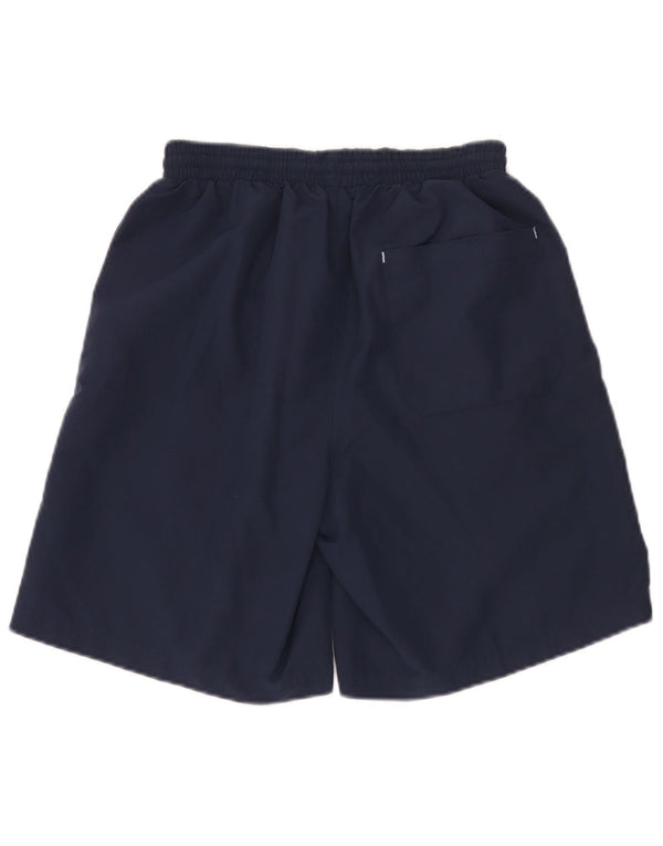 Umbro Mens Sport Shorts Small  Navy Blue Polyester
