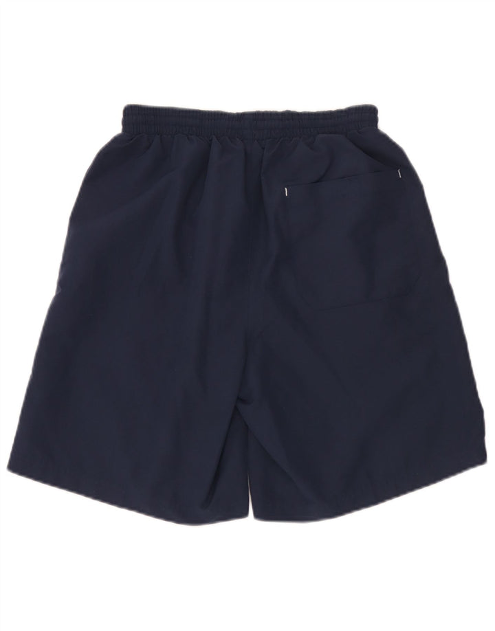 Umbro Mens Sport Shorts Small  Navy Blue Polyester