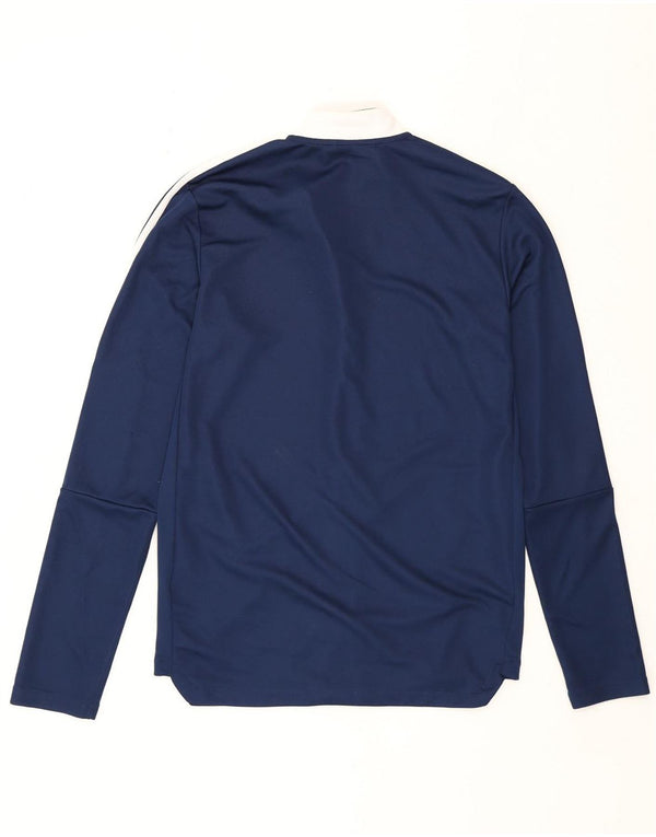 Adidas Mens Aeroready Tracksuit Top Jacket Medium Navy Blue Polyester