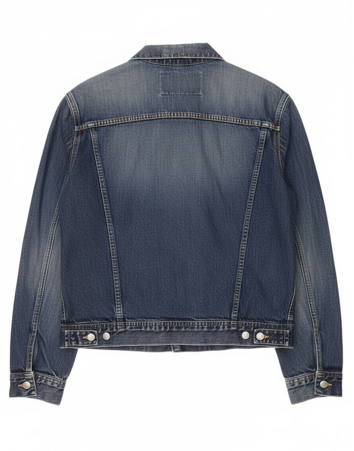 Highland Mens Denim Jacket UK 40 Large Blue