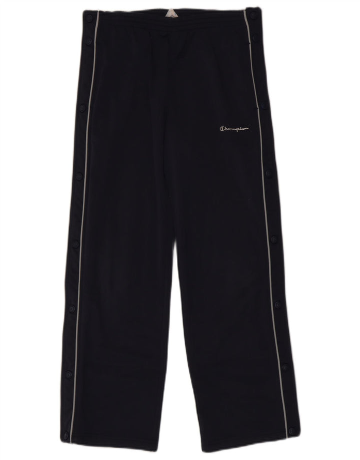 Champion Girls Tracksuit Trousers 11-12 Years Navy Blue Polyester