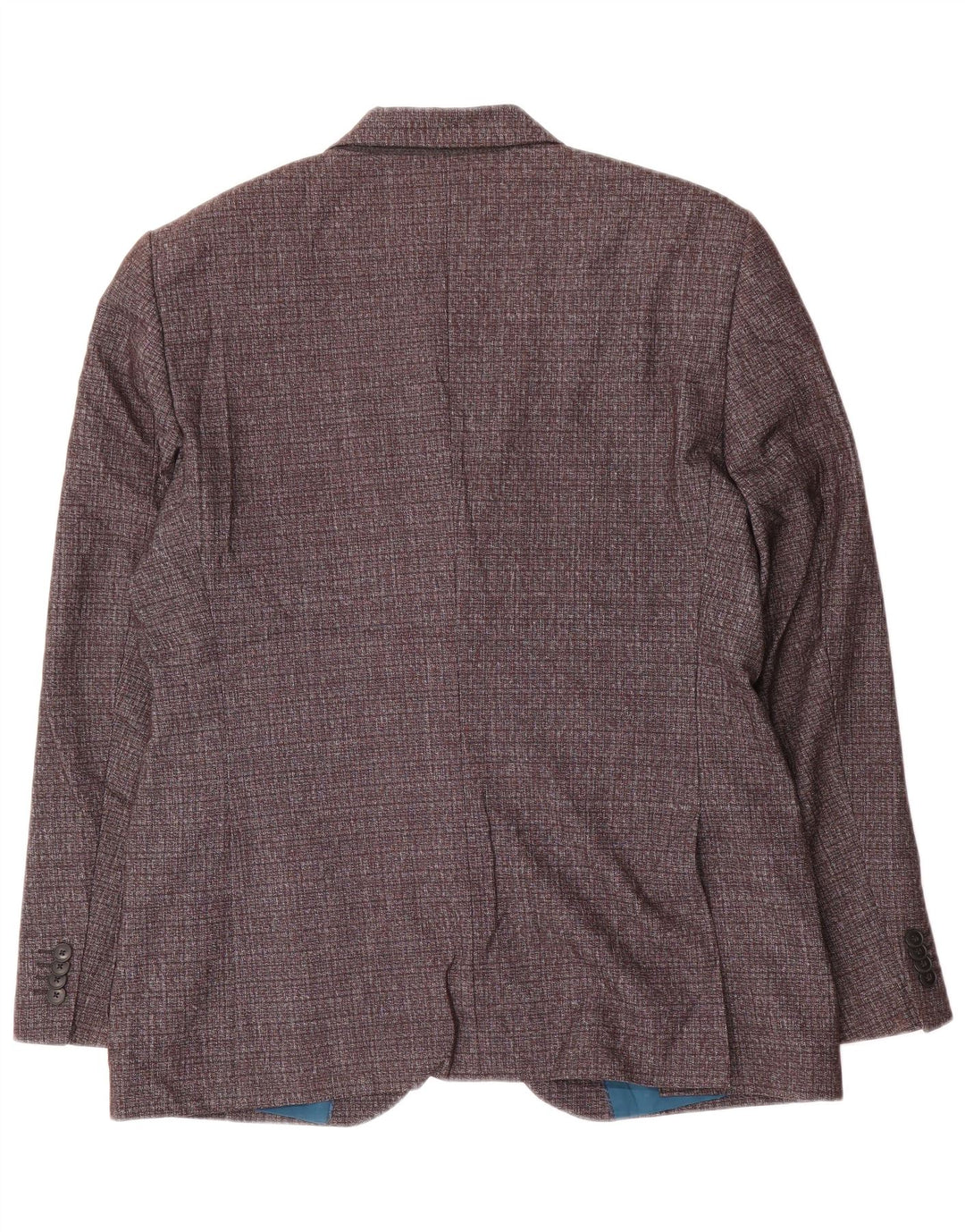 Marks & Spencer Mens 2 Button Slim Blazer Jacket UK 42 XL Grey Polyester