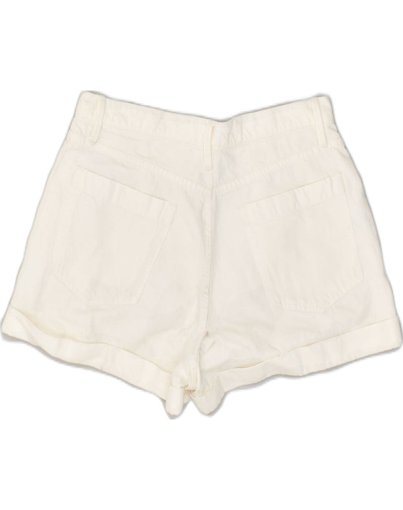 GAP Womens High Waist Chino Shorts W29 Medium  White Cotton | Vintage Gap | Thrift | Second-Hand Gap | Used Clothing | Messina Hembry 