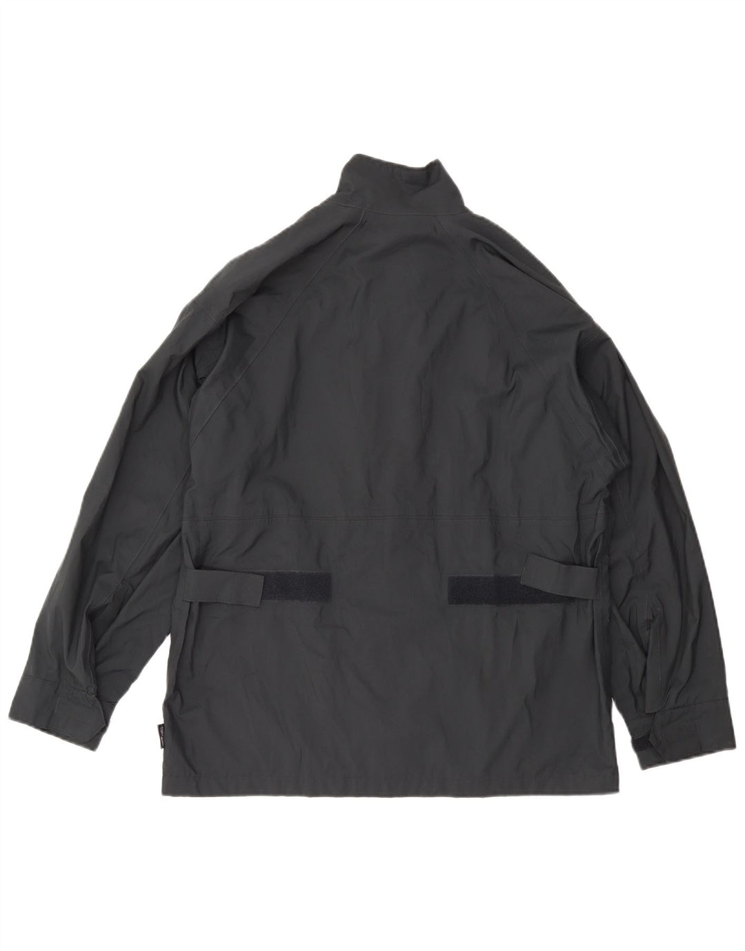 Adidas Womens Oversized Rain Jacket UK 12 Medium Grey Polyester