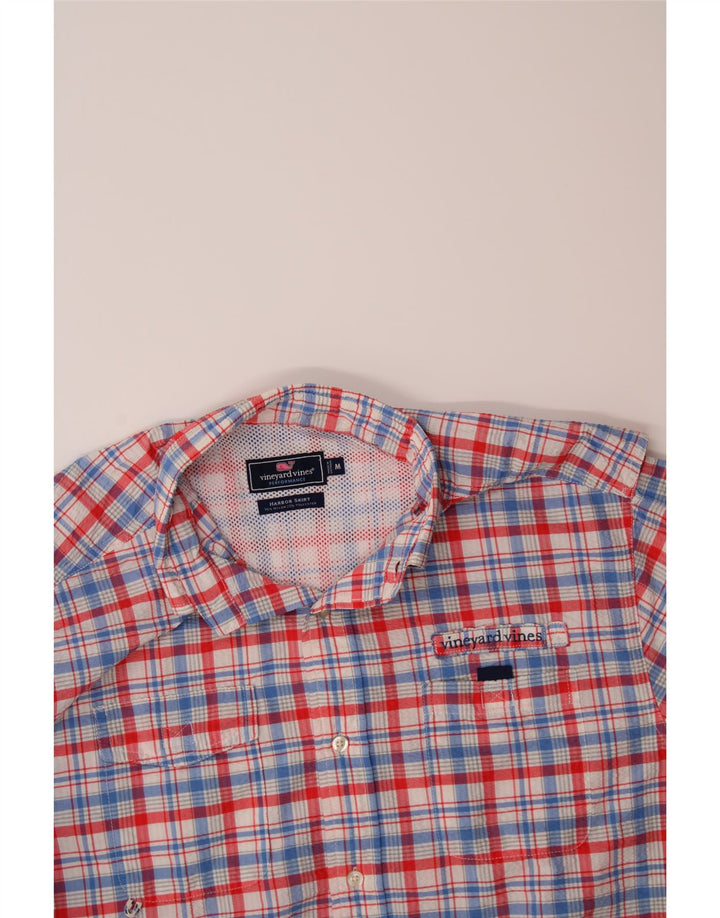 VINEYARD VINES Mens Shirt Medium Red Check Nylon Vintage Vineyard Vines and Second-Hand Vineyard Vines from Messina Hembry 