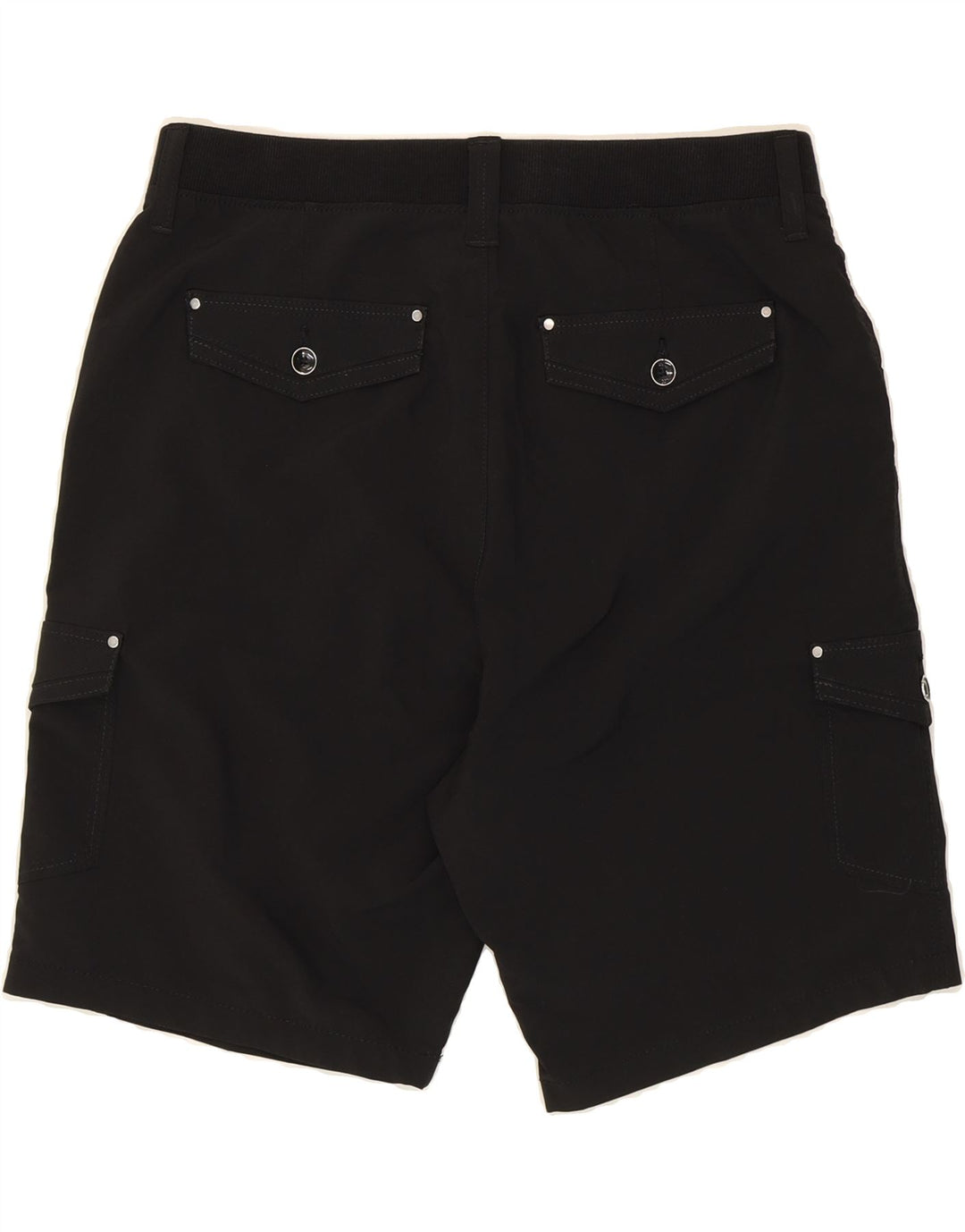 LEE Womens Mid Rise Relaxed Fit Cargo Shorts US 10 Large W32 Black Vintage Lee and Second-Hand Lee from Messina Hembry 
