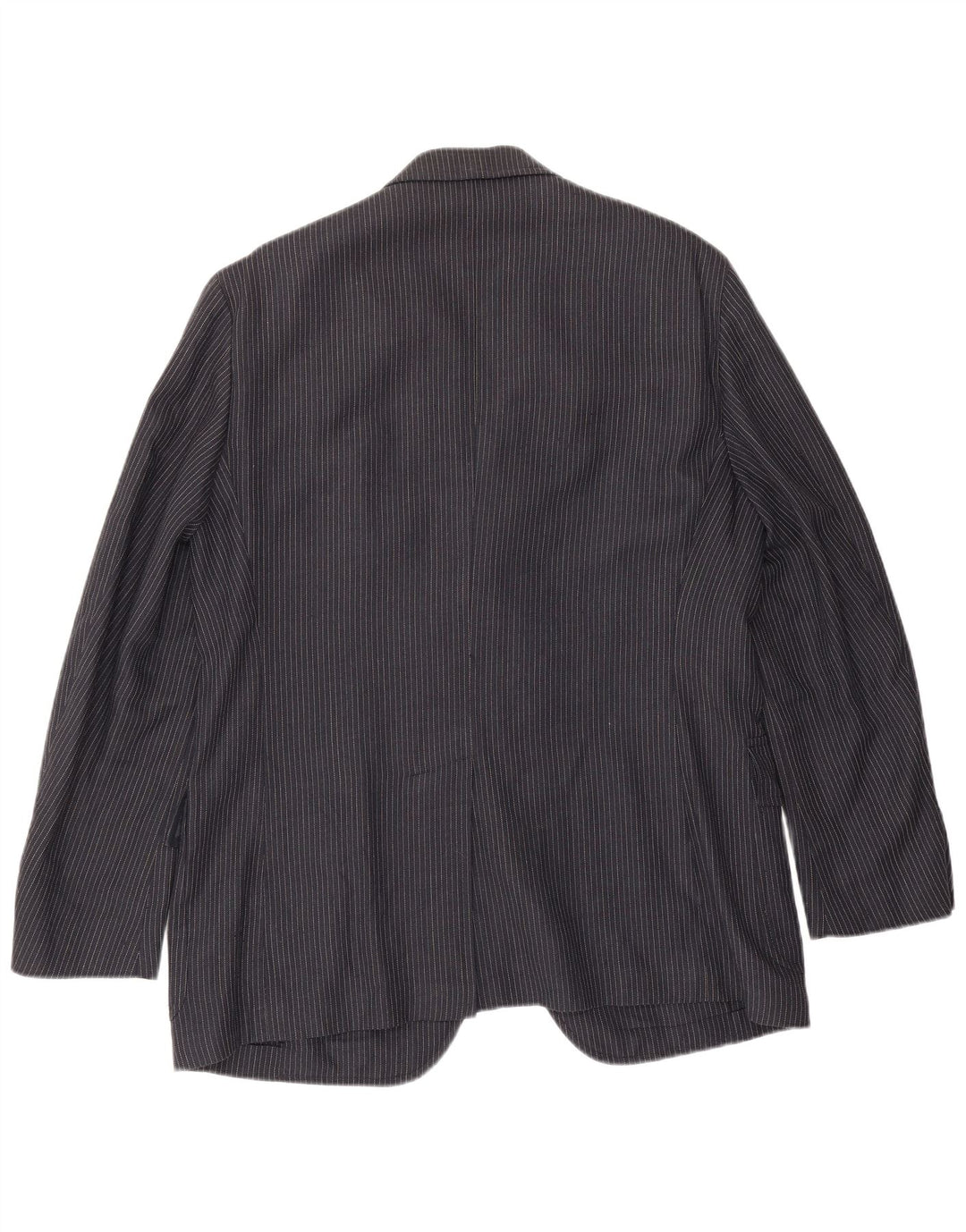 Polo Ralph Lauren Mens Blazer Jacket IT 48 Medium Navy Blue Pinstripe