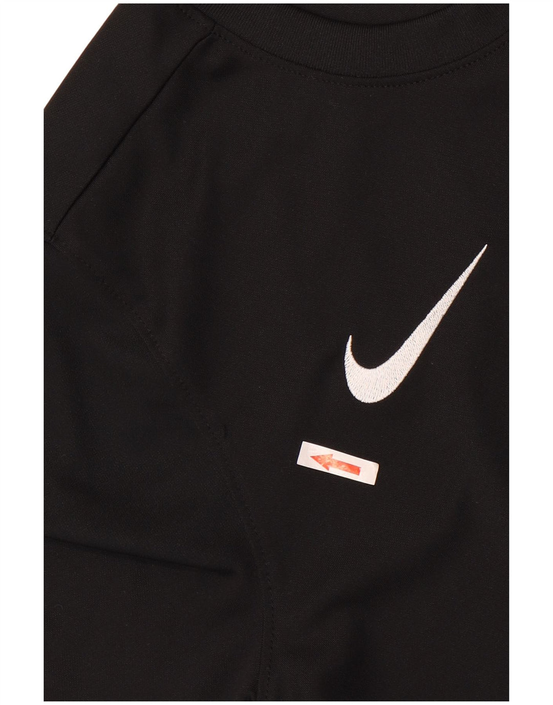Nike Mens Dri Fit Slim T-Shirt Top Small Black Polyester
