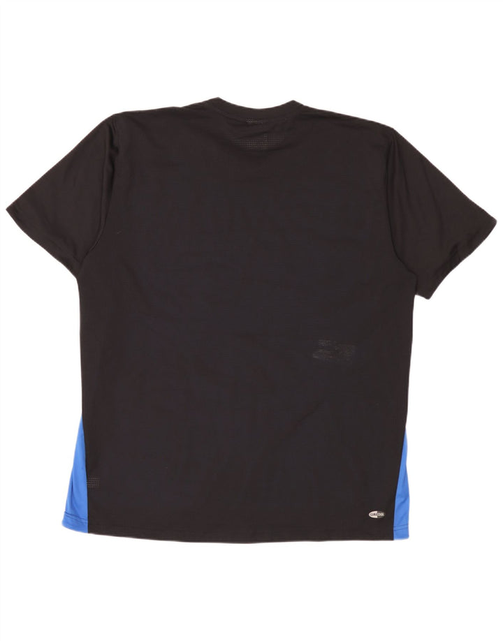 Adidas Mens Clima 365 T-Shirt Top 2XL Black Colourblock Polyester
