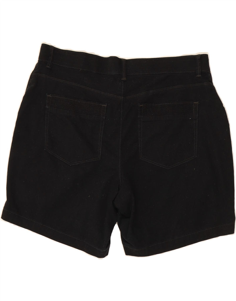 LEE Womens High Waist Casual Shorts US 16 2XL W32 Black Cotton Vintage Lee and Second-Hand Lee from Messina Hembry 