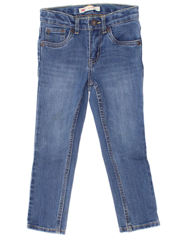 Levi's Boys 510 Skinny Jeans 3-4 Years W22 L17 Blue Cotton