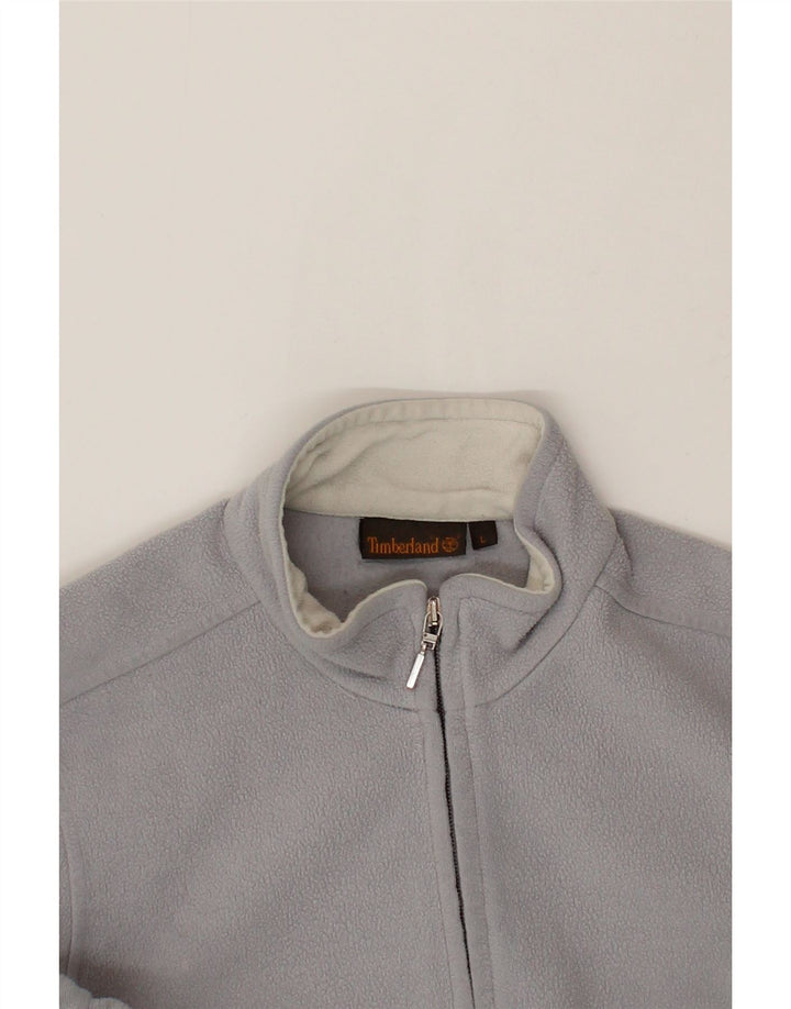 TIMBERLAND Womens Fleece Jacket UK 16 Large Grey Polyester Vintage Timberland and Second-Hand Timberland from Messina Hembry 
