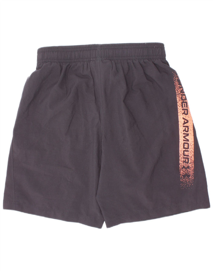Under Armour Boys Graphic Sport Shorts 9-10 Years Medium Black Polyester