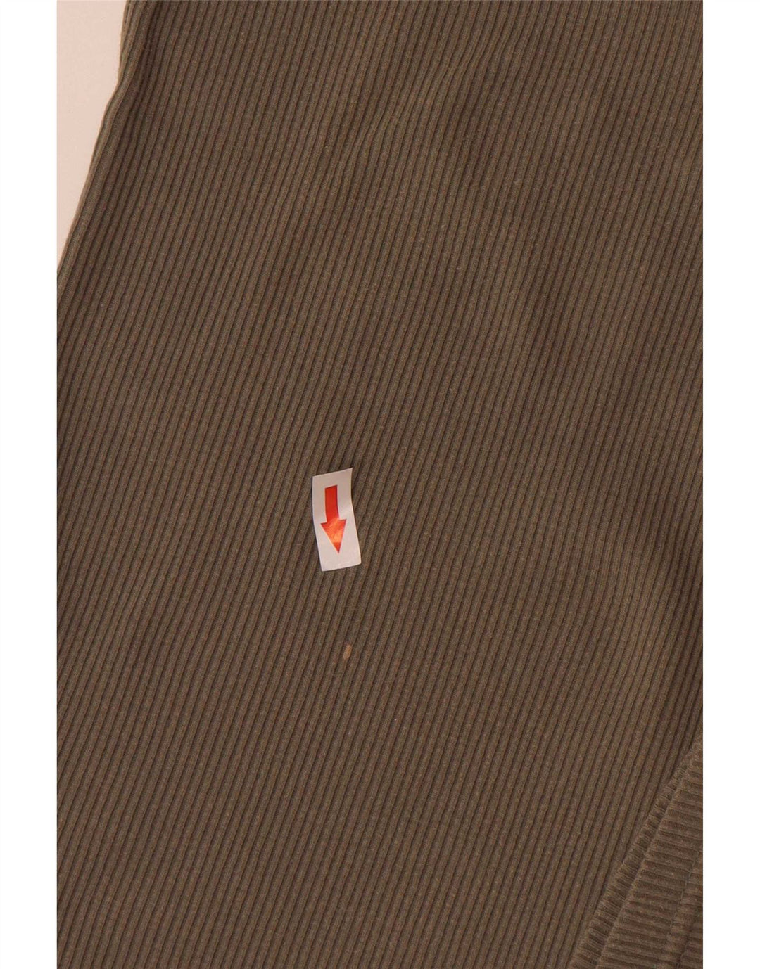 Champion Womens T-Shirt Top UK 12 Medium Khaki Cotton