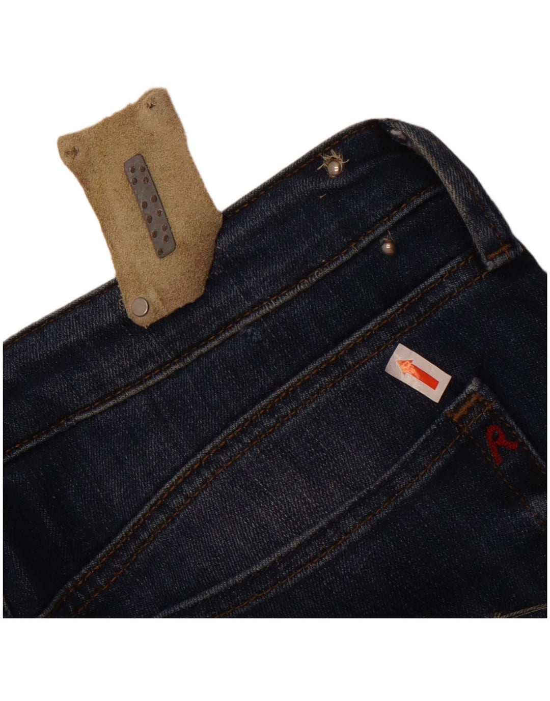 Replay Mens Rhaxma Slim Jeans  W29 L34 Navy Blue Cotton