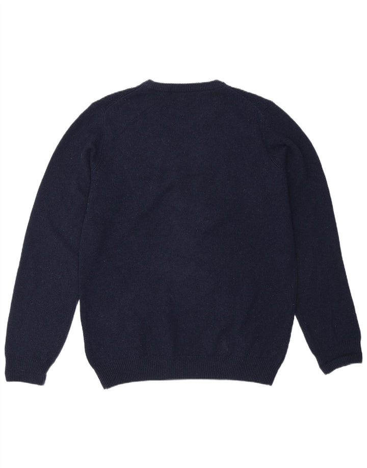 Marks & Spencer Mens Regular Fit Crew Neck Jumper Sweater Small Navy Blue