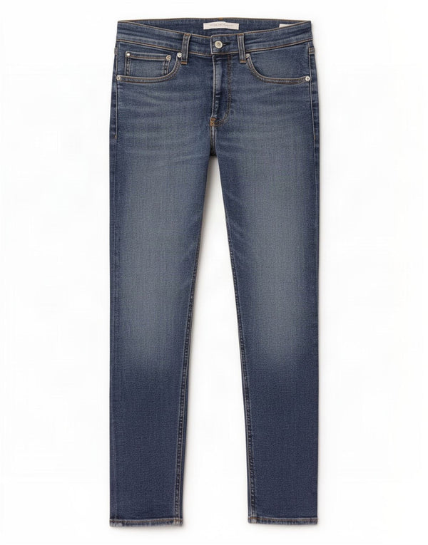 Calvin Klein Mens Skinny Jeans W30 L30 Blue Cotton