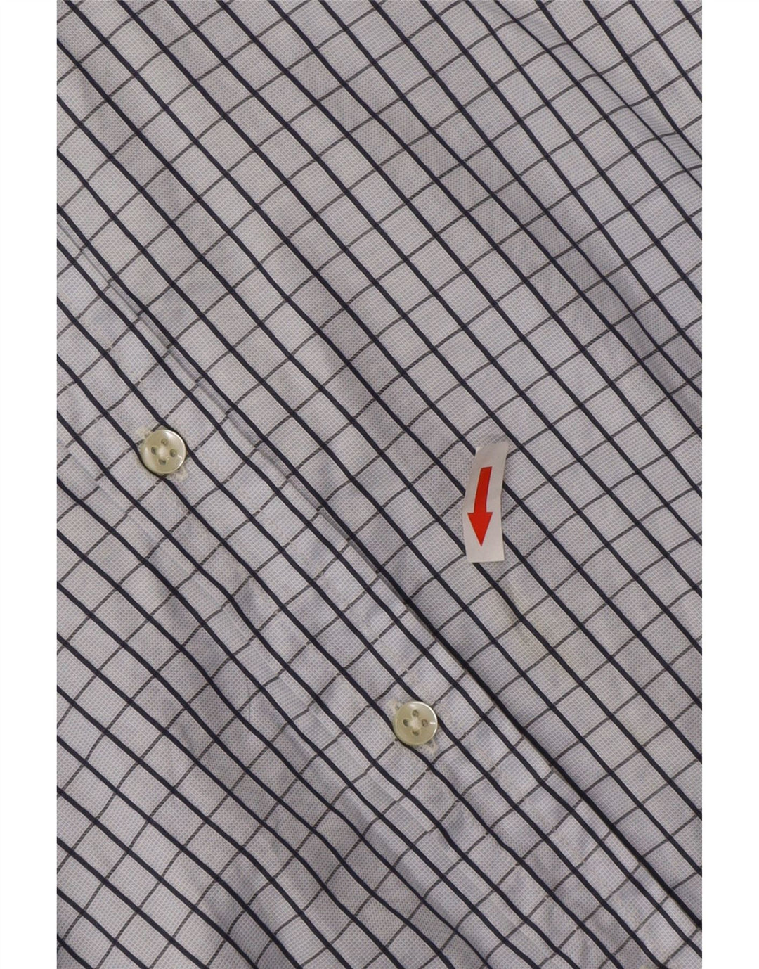 Massimo Dutti Mens Shirt Medium Blue Check