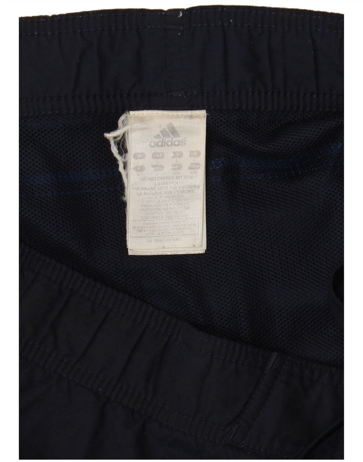 Adidas Mens Swimming Shorts Large Navy Blue Colourblock Nylon