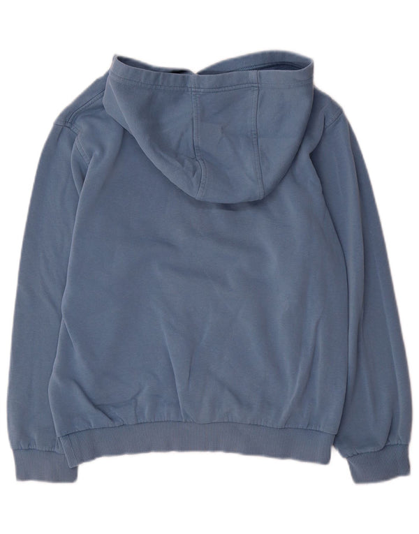 Nike Boys Hoodie Jumper 12-13 Years Large Blue Cotton