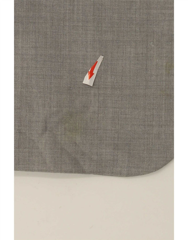 Zara Mens 2 Button Blazer Jacket EU 50 Medium Grey Polyester