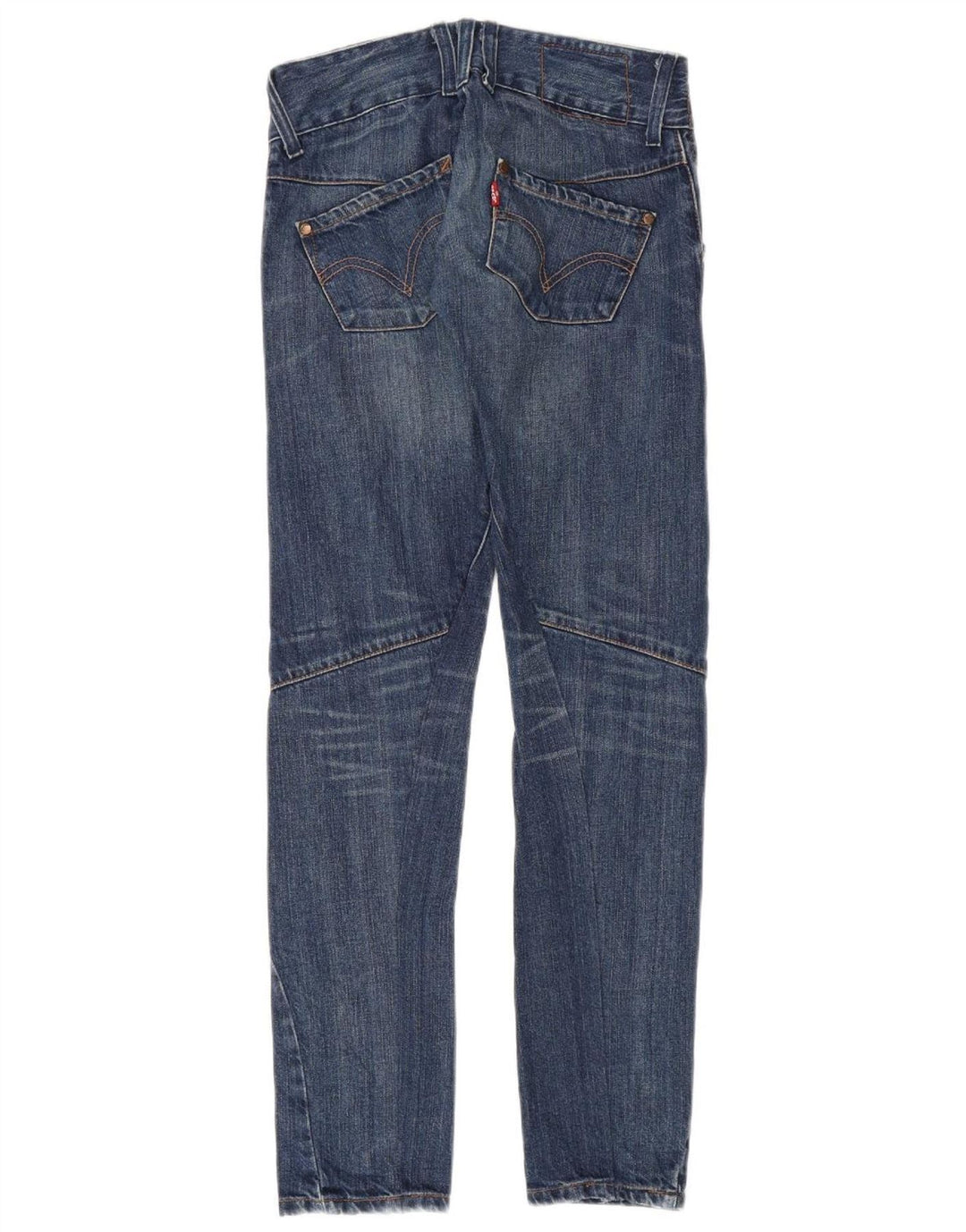 Levi's Womens Slim Jeans W26 L32 Blue Cotton