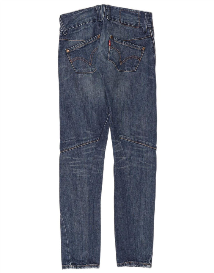 Levi's Womens Slim Jeans W26 L32 Blue Cotton
