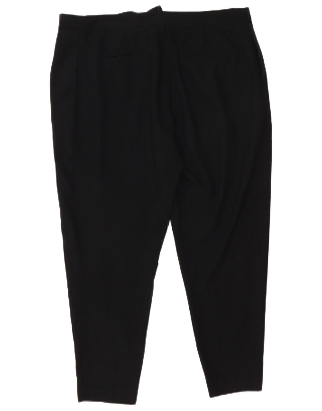 Zara Womens Tapered Casual Trousers Small W27 L25 Black Polyester